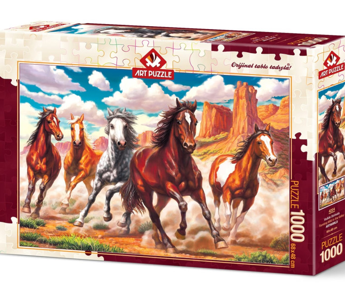 Puzzle - Art puzzle - Vadlovak a völgyben