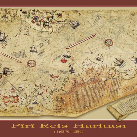 Pîrî utazásának térképe