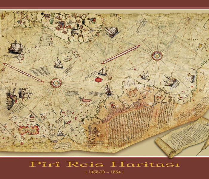 Puzzle - Art puzzle - Pîrî utazásának térképe