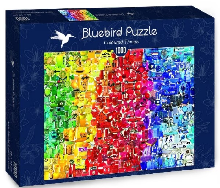 Puzzle - Bluebird - Színes tárgyak