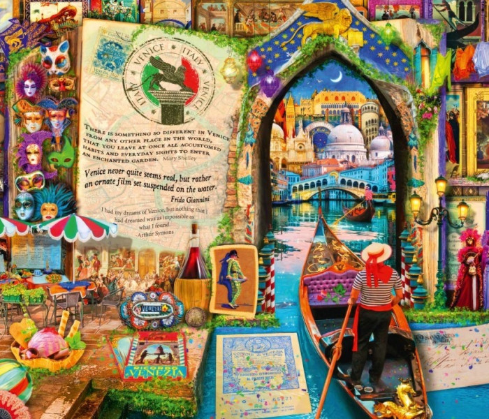 Puzzle - Bluebird - Velence - Az élet egy nyitott könyv