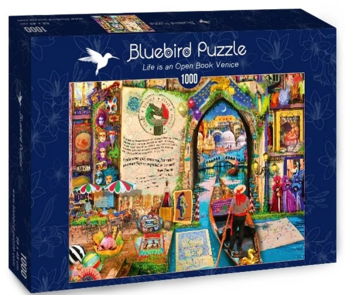 Puzzle - Bluebird - Velence - Az élet egy nyitott könyv