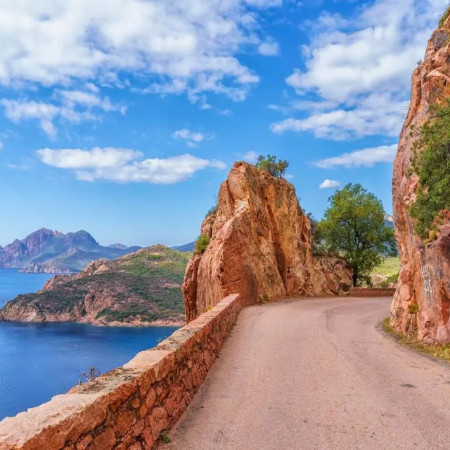 Út a Calanques de Piana-ban Korzikán