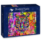 Puzzle - Bluebird - Színes tigris