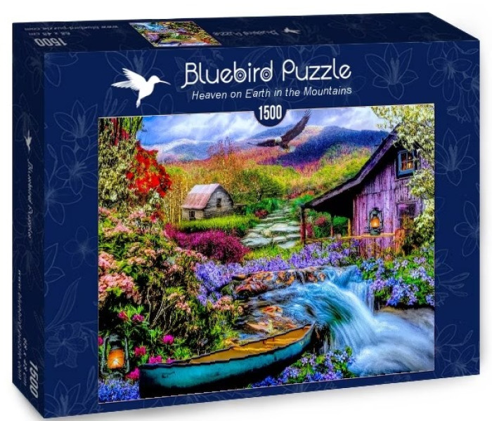Puzzle - Bluebird - Hegyi paradicsom a földön
