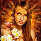 Puzzle - Bluebird - Virágnő