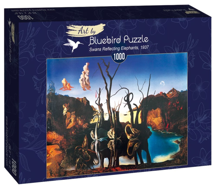 Puzzle - Bluebird - Hattyúk tükröződnek a vízben, mint az elefántok, 1937