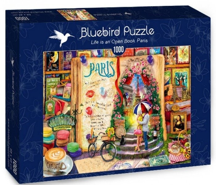 Puzzle - Bluebird - Párizs - Az élet egy nyitott könyv