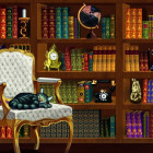 Puzzle - Bluebird - Régi könyvtár