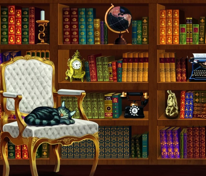 Puzzle - Bluebird - Régi könyvtár