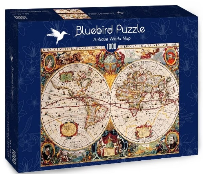 Puzzle - Bluebird - Ókori világtérkép