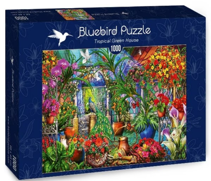 Puzzle - Bluebird - Trópusi üvegház