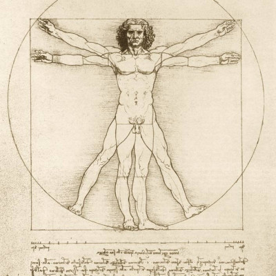 Vitruvius-tanulmány, 1490
