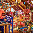 Puzzle - Bluebird - Játék a padláson