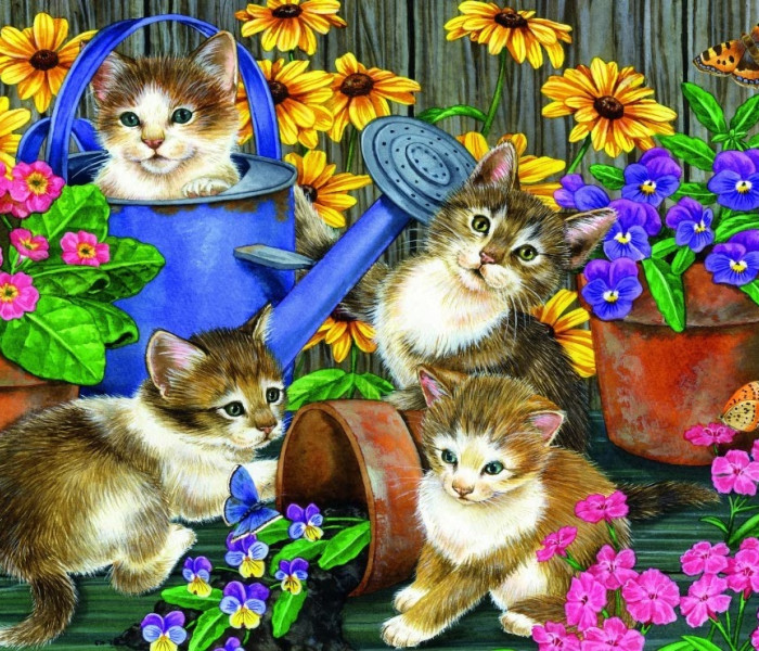 Puzzle - Bluebird - Csintalanság a kertben