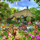 Puzzle - Bluebird - Angol vidéki ház kerttel