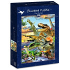 Puzzle - Bluebird - Dinoszauruszok naplementekor