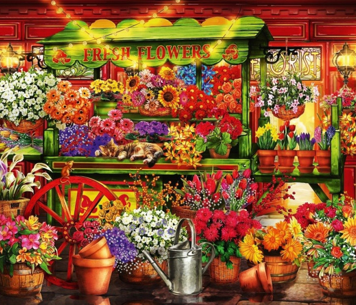 Puzzle - Bluebird - Virágtartó