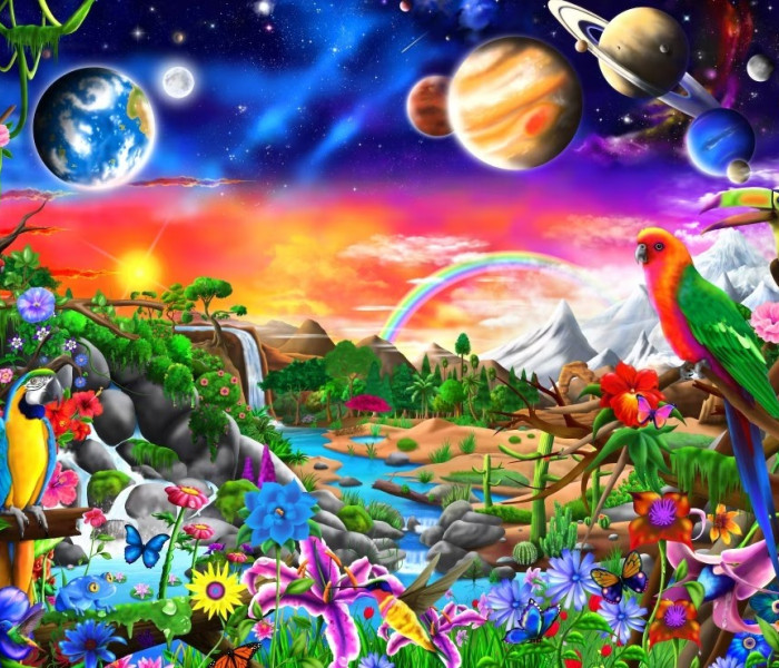 Puzzle - Bluebird - Űrparadicsom