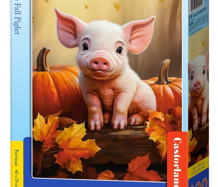 Puzzle - Castorland - Aranyos őszi malacka