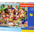 Puzzle - Castorland - Kölykök desszert