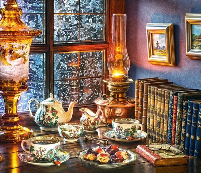 Puzzle - Castorland - Délutáni tea