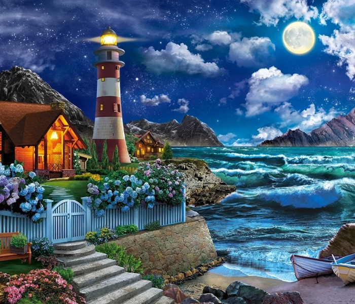 Puzzle - Castorland - Tengerészek éjszakája