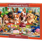 Puzzle - Castorland - Kölykök desszert