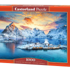 Puzzle - Castorland - Napkelte Sakrisøy-n, Lofoten, Norvégia