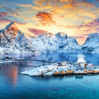 Puzzle - Castorland - Napkelte Sakrisøy-n, Lofoten, Norvégia