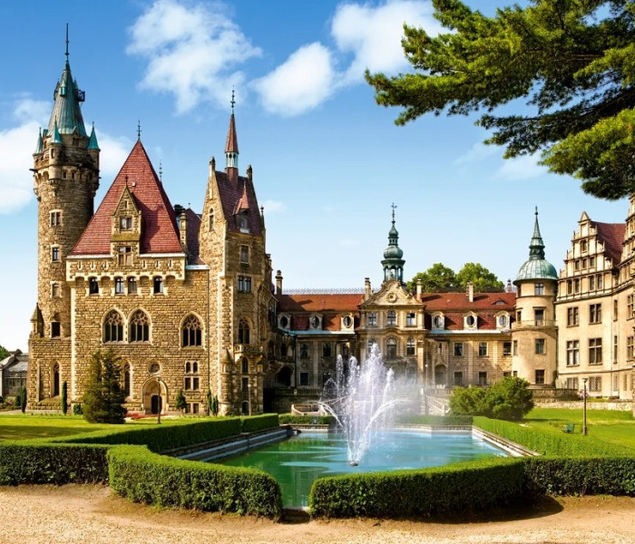 Puzzle - Castorland - Moszna kastély, Lengyelország