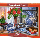 Puzzle - Castorland - Csendélet tulipánokkal