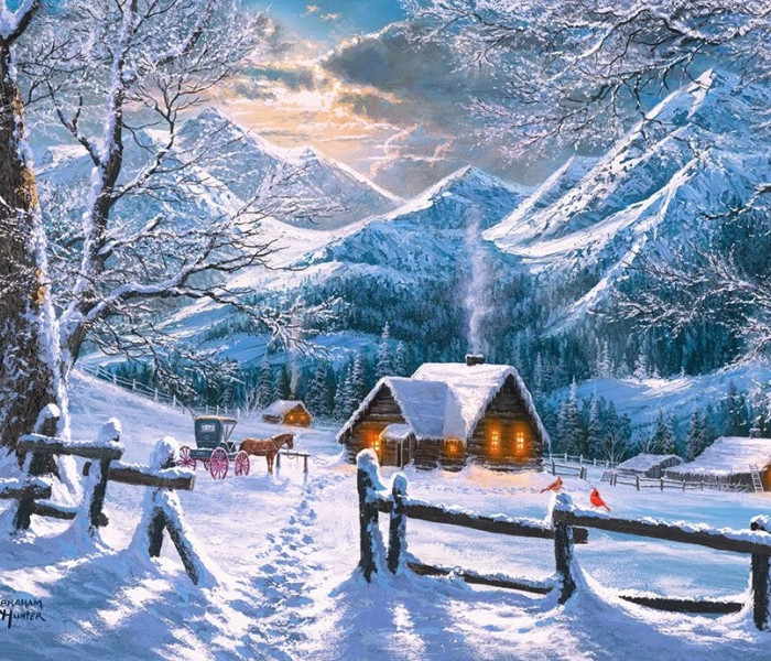 Puzzle - Castorland - Havas reggel