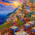 Puzzle - Castorland - Romantikus Positano est