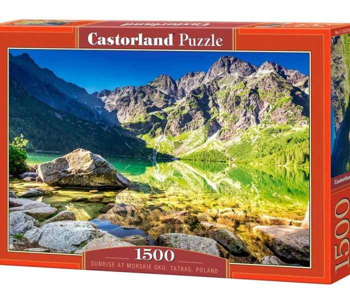 Puzzle - Castorland - Napkelte Morskie Oko-nál, Tátra, Lengyelország