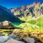 Puzzle - Castorland - Napkelte Morskie Oko-nál, Tátra, Lengyelország