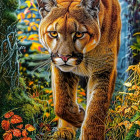 Puzzle - Castorland - Hegyi Oroszlán Az Erdőben