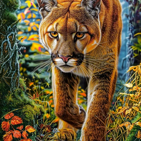 Hegyi Oroszlán Az Erdőben