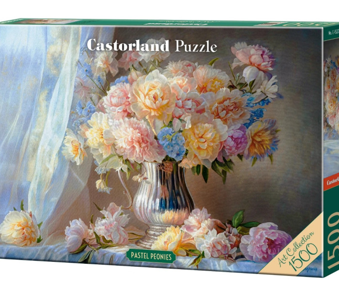 Puzzle - Castorland - Pasztell bazsarózsa
