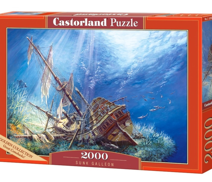 Puzzle - Castorland - Elsüllyedt Galleon