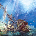 Puzzle - Castorland - Elsüllyedt Galleon