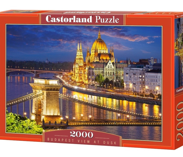 Puzzle - Castorland - Budapesti kilátás alkonyatkor