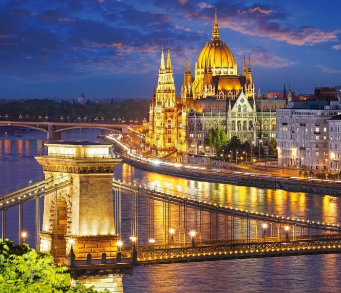 Puzzle - Castorland - Budapesti kilátás alkonyatkor