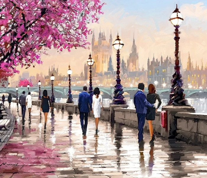 Puzzle - Castorland - A Folyó mentén