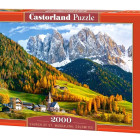 Puzzle - Castorland - Szent Magdolna templom, Dolomitok