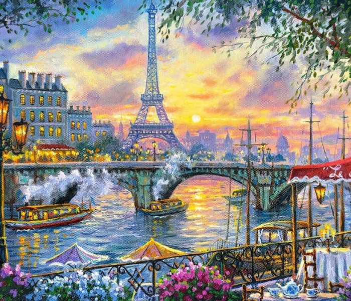 Puzzle - Castorland - Teaidő Párizsban