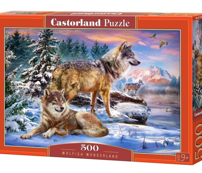 Puzzle - Castorland - Wolfish Wonderland