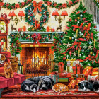 Puzzle - Castorland - Hangulatos kandalló