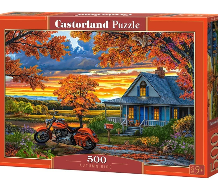 Puzzle - Castorland - Őszi lovaglás