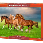 Puzzle - Castorland - Lovak a tavaszi rohanásban
